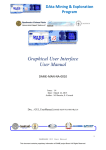 Graphical User Interface User Manual