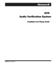 AVS Audio Verification System