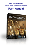 Saxophones User Manual v.1.1.1