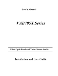 VAB705 - RADIANT COMMUNICATIONS