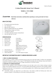 Carbon Monoxide Alarm User`s Manual