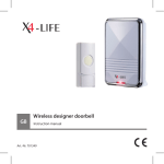 Wireless designer doorbell