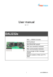 User manual DALI232e