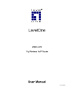 WBR-3470 User Manual