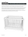 Olivia Crib (W6901) Assembly and Operation Manual