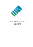 Telkom VPN-Lite router setup User Manual Billion 400G