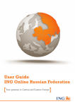 User Guide ING Online Russian Federation