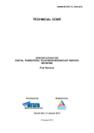 technical specification for digital terrestrial television receiver