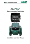 Electromagnetic Flow Meter Installation and User Manual