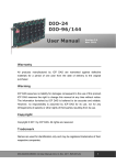 DIO-24 DIO-96/144 User Manual Version 2.4