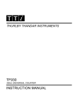 TF930 Instruction Manual - English