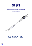 Outdoor microphone kit for SVANTEK SLM Short User - Isi
