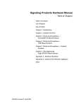 Tekelec Signaling Products Hardware Manual