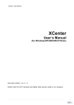 XCenter User`s Manual