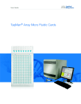 TaqMan® Array Micro Fluidic Cards