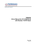 78Q8430 Driver Manual for ST 5100/OS-20 with NexGen