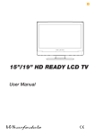 15”/19” HD ReaDy LCD TV