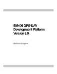 EM406 GPS-UAV Development Platform Version 2.9