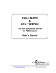 EXC-1394PCI User`s Manual