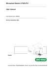 Microplate Washer LP40/LP41 User manual