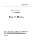 Alagus Print Admin User Manual