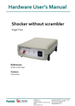 Hardware User`s Manual Shocker without scrambler