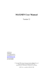 MAXMIN User Manual