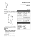 ersaPoint RTD Analog Input Module IC220ALG620, GFK-2013