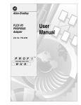 1794-6.5.6, Allen-Bradley FLEX I/O PROFIBUS Adapter User Manual