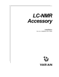 LC-NMR Accessory Installation