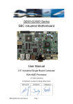 SB35-G2000 Series SBC industrial Motherboard User Manual