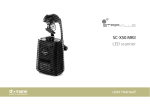 SC-X50 MKII LED scanner user manual