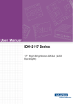 Advantech IDK-2117 User Manual