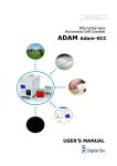 Adam-SCC USER`S MANUAL