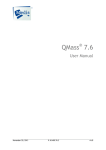 QMass MR v7.6 User Manual