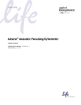 Attune® Acoustic Focusing Cytometer User Guide
