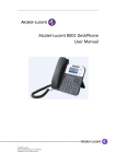 Alcatel-Lucent 8001 DeskPhone User Manual