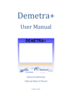 Demetra+ User Manual - CROS