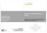 NEOFORM CUSHION USER MANUAL