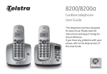 Telstra 8200 Digital Cordless Telephone