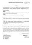 Notice AGM 300715 - Kirloskar Ferrous Industries Limited (KFIL)