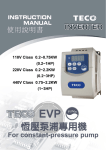 Manual Inverter EVP - Teco Electric & Machinery Pte Ltd