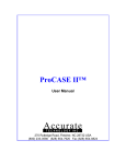 ProCASE II™ User Manual - Accurate Technology, Inc.