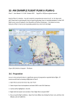 16 AN EXAMPLE FLIGHT PLAN in PLAN-G