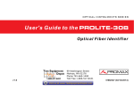 PROLITE-30B user manual (optical fibre identifier)