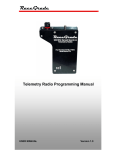 RG_MAN-0003 Telemetry Radio Manual