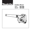 Cordless Blower 12 V UB120D 14.4 V UB140D