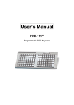User`s Manual PKB-111Y