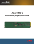 ADA-8405-C User Manual