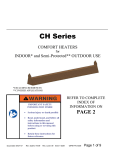 Quartz Infrared Spot Heater User Manual